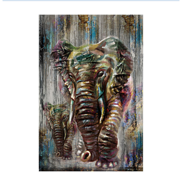 50x70cm Elephants Prints Modern Home Wall Decor Art Paintings Unframed