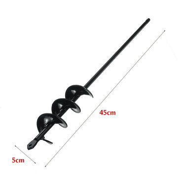 9 to 18 Inch Earth Planter Spiral Auger Drill Bit Post Hole Digger Power Garden Auger Kit (SIZE: 5#)