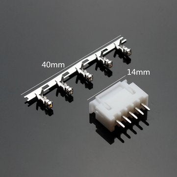 Excellway 10sets of 4S 5Pin 2.54mm Lipo Balance Connector Plug Diy Housing Model Kit