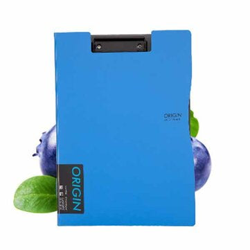 Comix A828 Clip File Folder Double Folding Data Clip Thickening A4 Flat Clip (COLOR.: BLUE)
