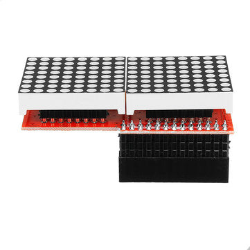 8x16 MAX7219 LED Dot Matrix Screen Module Geekcreit for Arduino - products that work with official A