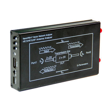 LZNanoVNA-F V2 50KHz-3000MHz Vector Network Analyzer Digital Nano VNA Tester MF HF VHF UHF USB Logic