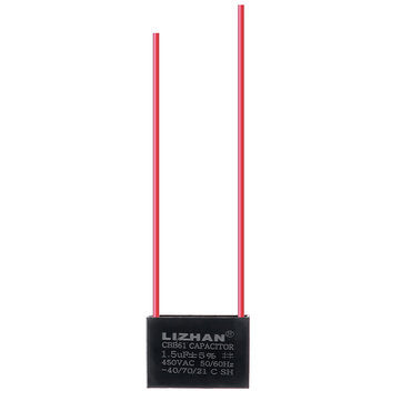 10pcs CBB61 450V 1.5uf Starting Capacitance AC Fan Capacitor CBB Motor Run Capacitor 450V 1.5F