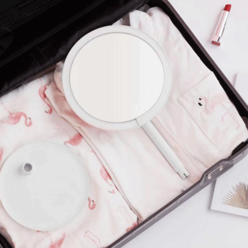 Xiaomi Mijia LED Make-up Mirror USB Type-C Charging 3 Light Mode Adjustable 900lm 45 Angle with St