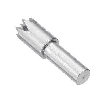 Drillpro 6mm Shank Stainless Steel Plum Blossom Thimble Drill Bit Dead Center for Mini Lathe Machine