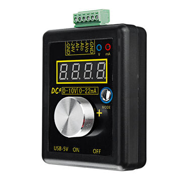 SG002 Digital 4-20mA 0-10V Voltage Signal Generator 0-20mA Current Transmitt... (BATTERY: NOBATTERY)