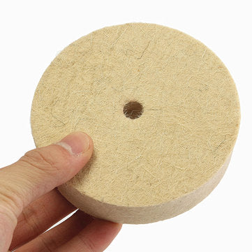 Drillpro 6 Inch 150mm Polishing Buffing Wheel Wool Felt Polisher Disc Pad