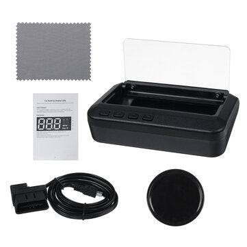 Car Display General OBD HD Speedometer Projector HUD Head Up Warning Dashboard