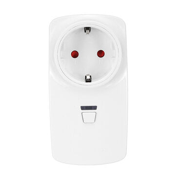 AC85V-250V Wireless Remote Control Socket EU Standard Socket with Free Sticker Circular Remote Contr