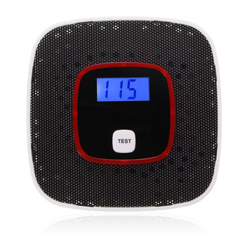LCD 0~999PPM CO Carbon Monoxide Gas Alarm Sensor Poisoning Smoke Gas Tester Detector (COLOR.: BLACK)