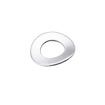 100Pcs M3 M4 304 Stainless Steel Spring Wave Washer Elastic Curved Gasket Pad Assortme... (SIZE: M4)