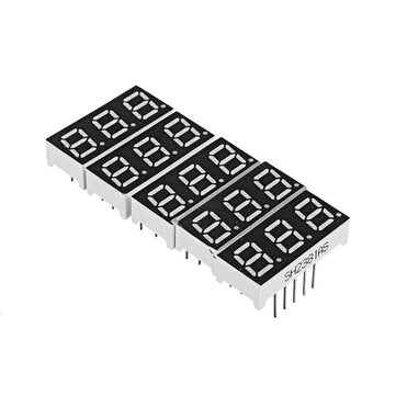 5Pcs 2381AS 0.28 inch LED Digital Tube Three-digit Common Cathode Bright Red Light