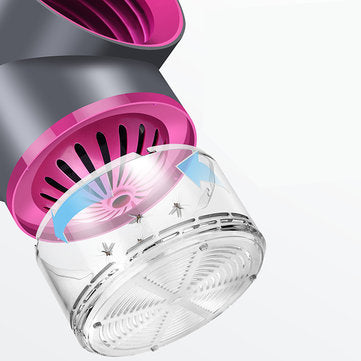 USB Photocatalyst Mosquito Dispeller Mute LED Killer Lamp Pest Catcher Fan Insect Repellent Trap Lig
