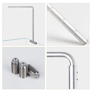 Universal Aluminium Aquarium Light Hanging Stand Holder For Fish Tank Plant Lamp