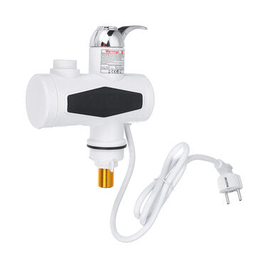 Electric Instant Faucet Tap Bathroom Kitchen Home Faucet 3 Seconds Fast Heat LED Digital Display Col