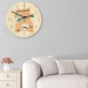 CC036 Creative Wall Clock Mute Wall Clock Cartoon Wall Clock For Home Office Decorations