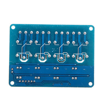 5pcs 5V 4 Channel Relay Module PIC ARM DSP AVR MSP430 Blue Geekcreit for Arduino - products that wor
