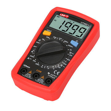 UNI-T UT33C+ Digital Multimeter Voltmeter Ammeter Resistance Meter Temperature Tester / Palm