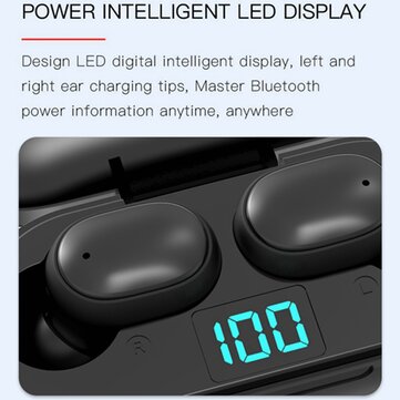 Bakeey H6 Smart bluetooth Headsets TWS Digital Display Wireless In-ear Earphone with Mic for Huawei