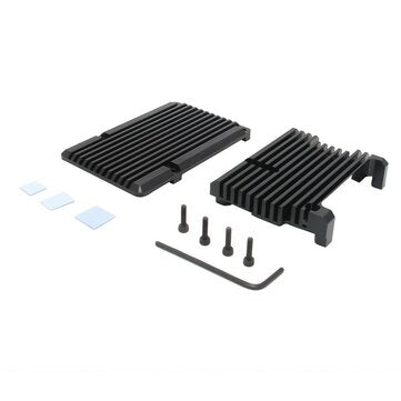 Aluminum Alloy Case Protective Shell Metal heatsink for Raspberry Pi 4 Model B Only
