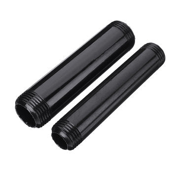 1/2" 3/4" BSP Male x 4" Length Industrial Black Iron Pipe Nipple Fitting Carbon S... (SIZE: 3/4INCH)