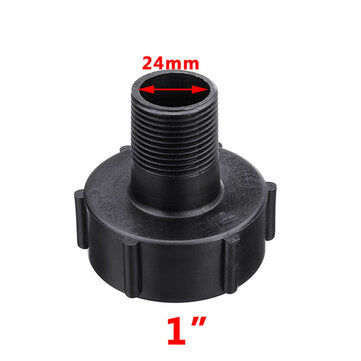 1000L IBE Tote Tank Drain Adapter Coarse Thread Garden Hose Adapter (TYPE: C)