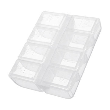 8 Slots Plastic Parts Storage Box Asjustable Case Home Organizer Screws Box