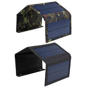 Black/Camouflage 10W Foldable Solar Panel (COLOR.: CAMOUFLAGE)