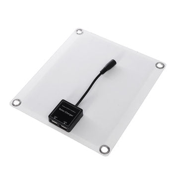 5W 12 to 18V Solar Panels DC Double USB Interface Charging Solar Panel Camping Traveling RV