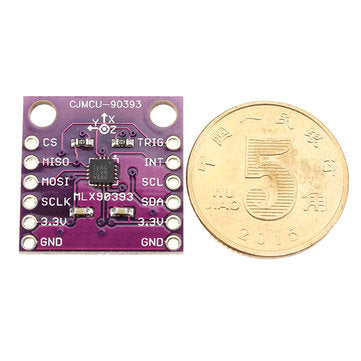 CJMCU-90393 MLX90393 Digital 3D Hall Sensor Displacement Angle Rotate 3D Position