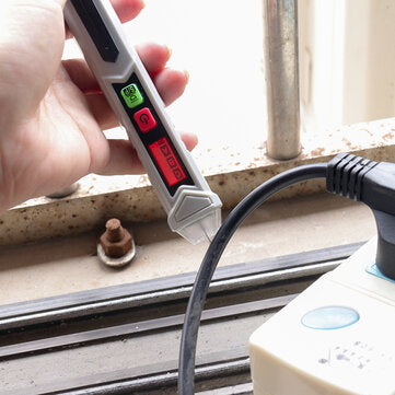 Tooltop T8901 Non-Contact Phase/Voltage Test Pen Multifunctional NCV 12-1000V AC Tester with Light +