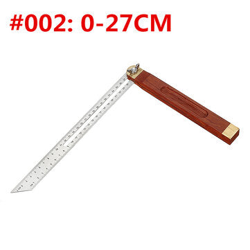 Drillpro 0-22/0-27cm Sliding Angle Ruler T Bevel Hardwood Handle Rotatable Engineer ... (SIZE: #002)