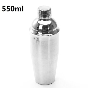 550ml/750ml Stainless Steel Cocktail Shaker Boston Shaker Bartender (CAPACITY: 550ML)