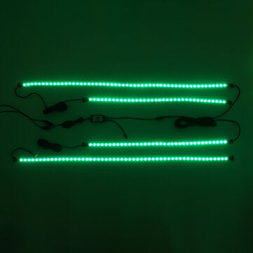 RGB LED Under Car Tube Strip Underglow body Neon Light bluetooth+RF Control