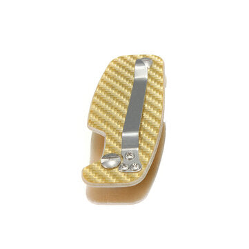 Carbon Fiber Light Weight Pocket Keychain DIY Key Clip Storage EDC Tool (COLOR.: GOLDEN)