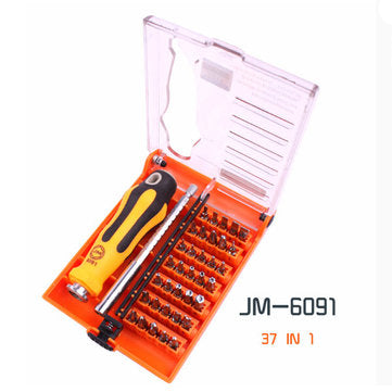 JAKEMY JM-6091 37 in 1 Multifunctional Screwdriver Tool Set Household Hand Mobile Phone Maintenance