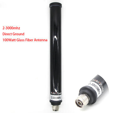 GRA-3000M Wideband 2-3000MHz Full Band FRP Fiberglass Hackrf One Type N Antenna