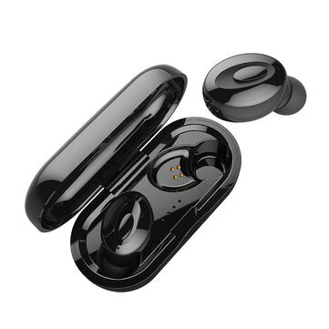 XG15 TWS bluetooth Sports Earphone Auto Pairing HiFi Bilateral Call Headset IPX5 ... (COLOR.: BLACK)