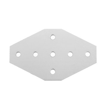 Machifit Aluminum 7 Holes Join Plate Corner Bracket for 2020 V-slot Aluminum Extrusions Profiles CNC