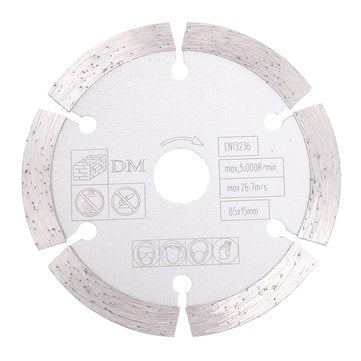 Drillpro 3Pcs HSS/TCT 85mm Circular Saw Blade Cutting Discs Woodworking Rotary Tool