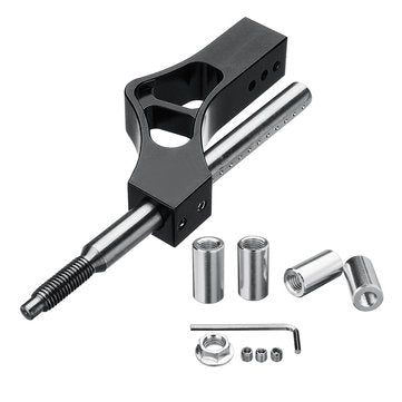 Universal Aluminium Shift Knob Extender Lever Gear Shifter Extension Fit 12 10 8m... (COLOR1: BLACK)