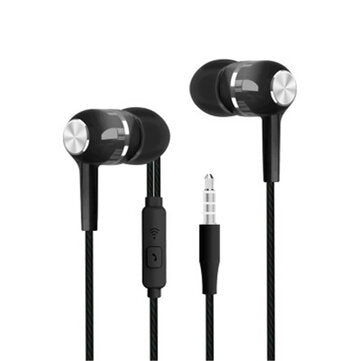 S12 Sport Earphone Wired Super Bass 3.5mm Handsfree Headset Earbuds With Mic for ... (COLOR.: BLACK)