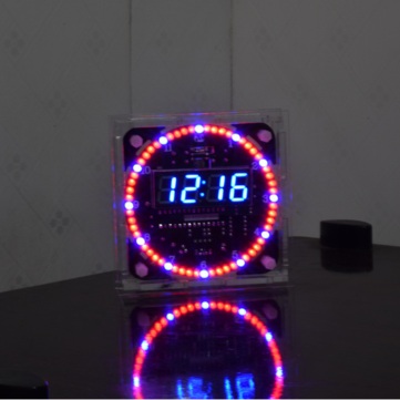Geekcreit Upgrade DIY EC1515B DS1302 Light Contro... (DESIGN: BLUEDIGITALTUBERED&BLUELEDWITHHOUSING)