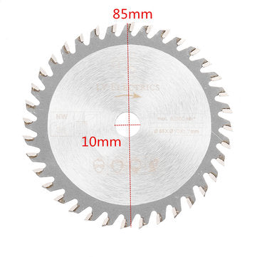 Drillpro 5pcs 85mm Dia. 10mm Bore Saw Blade 36 Teeth Circular Cutting Disc Woodworking