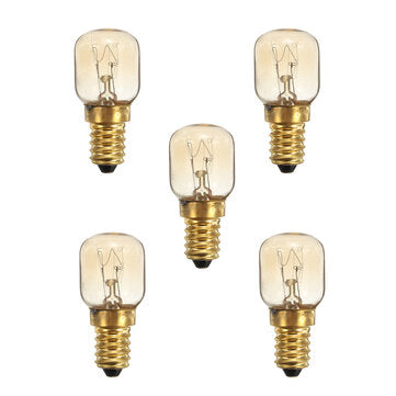 5pcs 25W SES E14 Pygmy Screw in Light Bulb Bulbs For Fridge Microwave Oven