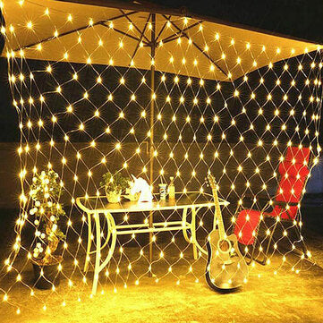 1.5x1.5M/2x3M/4x6M LED Net Mesh Fairy ... (PLUG: AUPLUG | LIGHT COLOR: WHITE | LED QUANTITY: 880LED)