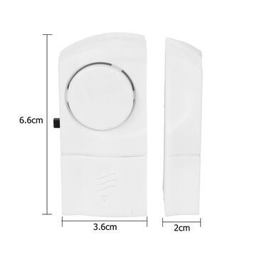 Wireless Home Burglar Security Door Window Alarm System Magnetic Contact