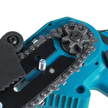 Drillpro 550W 6Inch Electric Chain Saw Portable Wood Cutter Mini Chainsaw Woodworking Tools For Maki