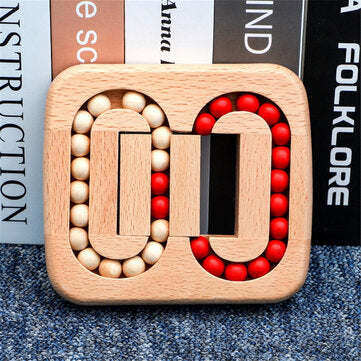 Wooden Rolling Ball Bead Toy Fingertip Magic Rotating Cube Toys Prevention Alzheimer`s Disease Adult