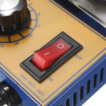 CM360A 100W 200-480 Degree Solder Pot Soldering Desoldering Stainless Steel Plate